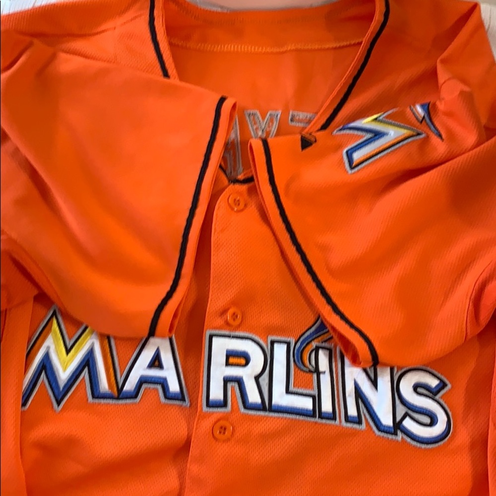Reyes Jersey Marlins majestic